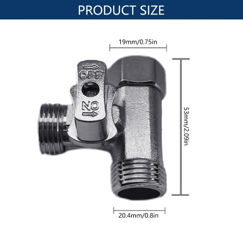 Badkamer Wateraansluiting Hoek T-stuk Bidet Adapter Superieure Afdichting Handige Wateraansluiting Installatie Accessoires