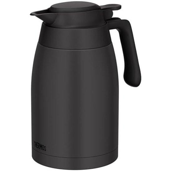 Thermos Stainless Pot 1.5L Dark Gray Insulated Tabletop Insulation Cooling Wide Mouth Design TTG-1500 DGY