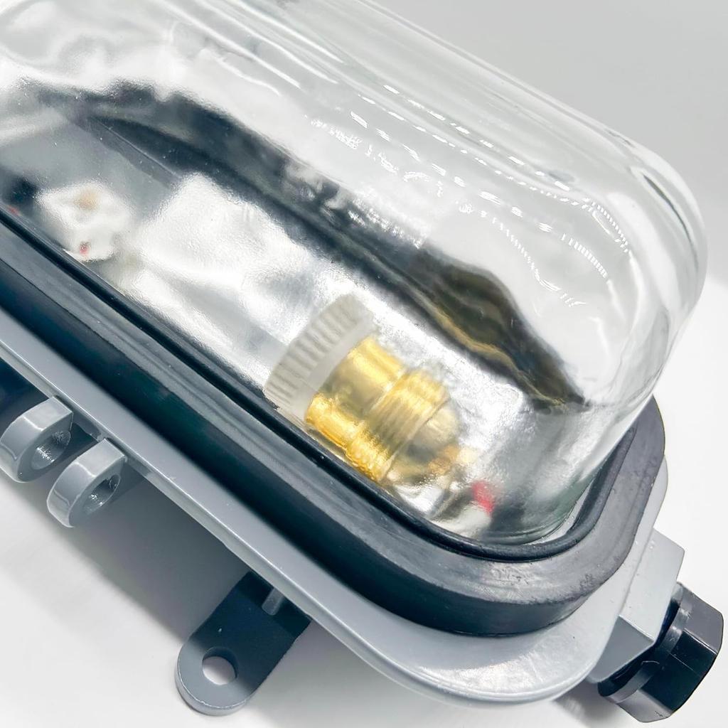 Skura Marine Light, Waterproof E26 Wall Light, Vintage Retro Industrial Iron Design, Waterproof Outdoor Light, Entryway Light