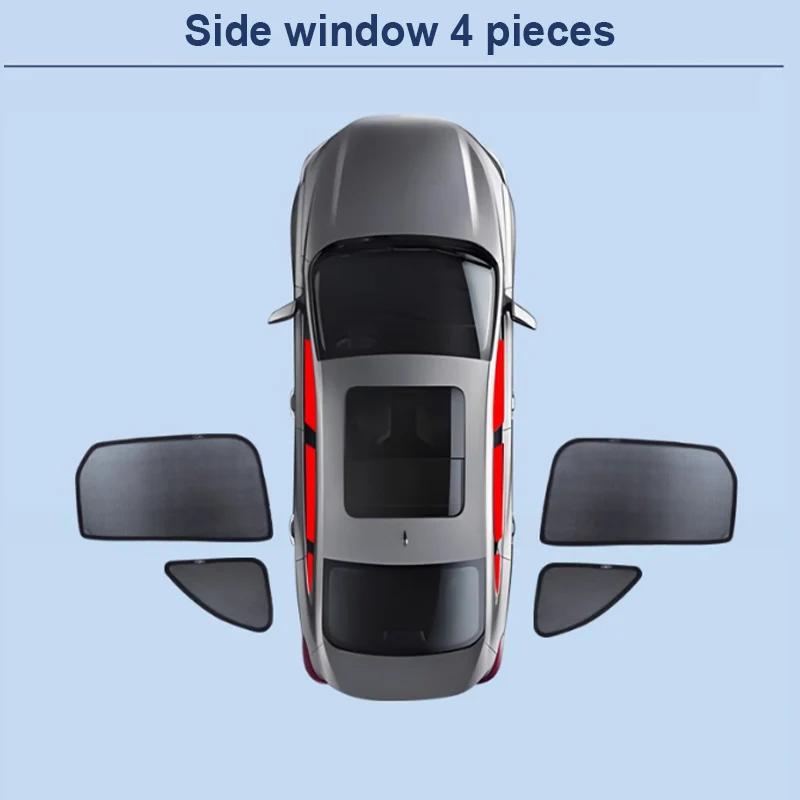 Sun Shades For Mercedes-Benz C-Class W205 Sedan 2014-2021 Sunshades Magnetic Privacy Protection Visor Curtains Auto Accessories