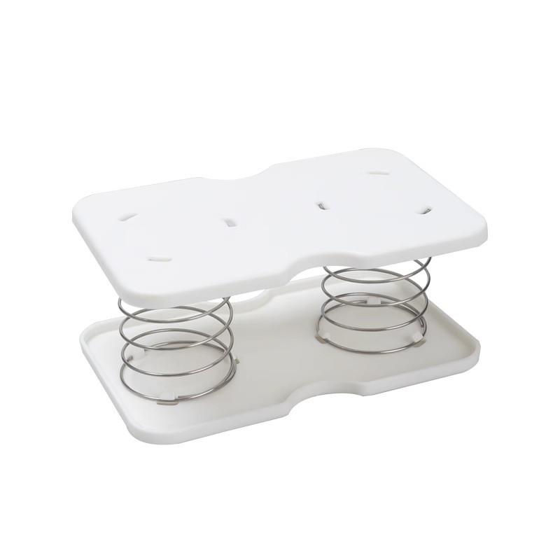 Spring-Pull Tissue Box Holder with Elastic Lifting Mechanism