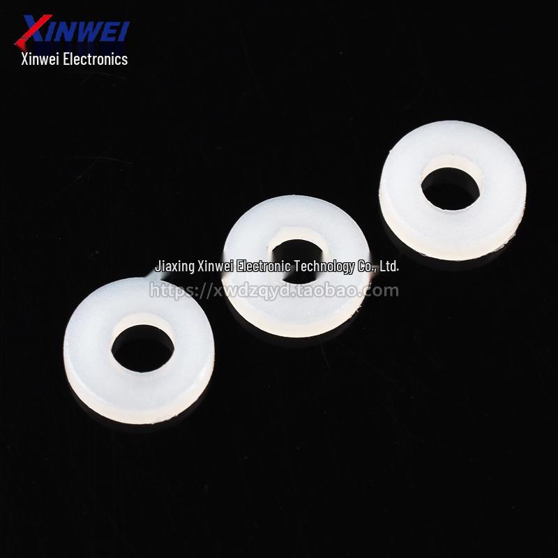 100-Piece Nylon Flat Washer Set: Plastic Screw Spacer & Insulating Gasket In M2/M3/M4/M5/M6 Sizes