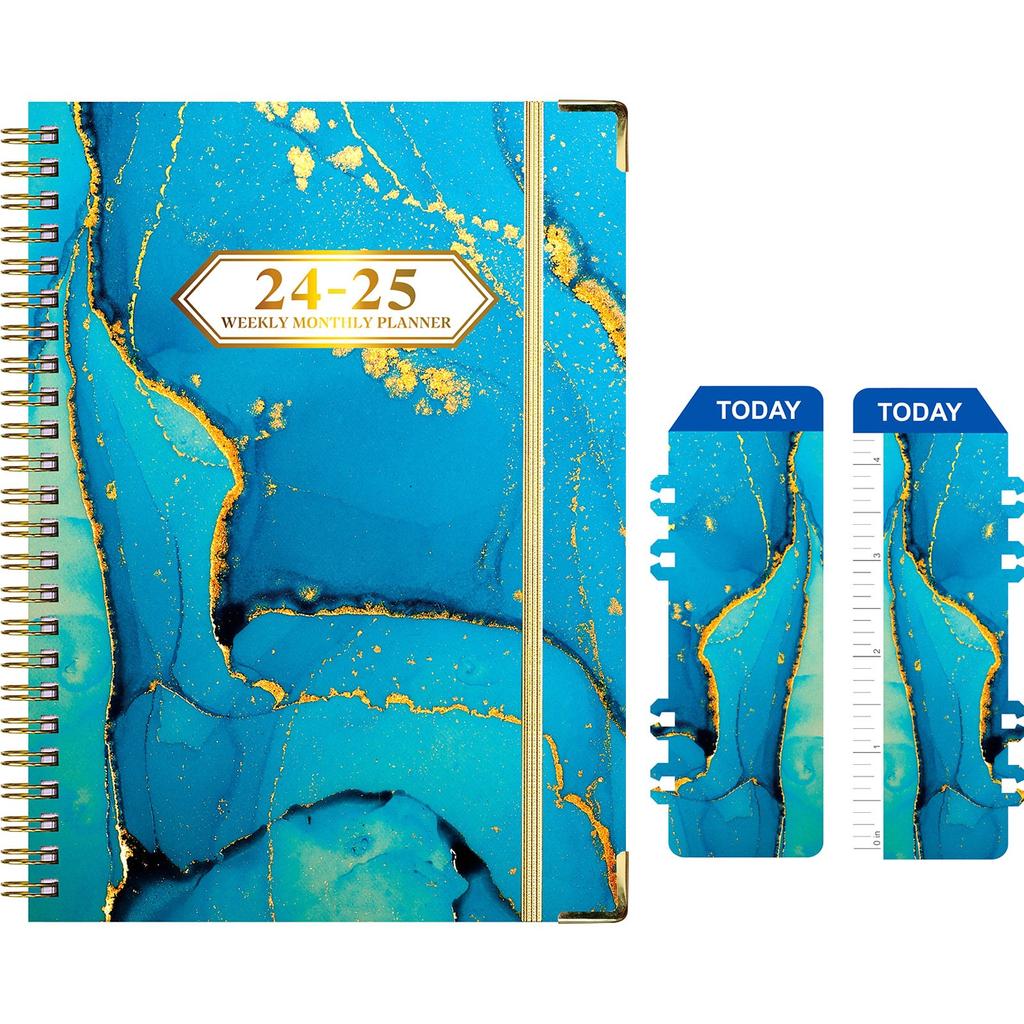 2024-2025 Planner - Julys 2024 - Junes 2025, 2024-2025 Planner, 2024-2025 Weekly And Monthly Planner, A5, Labels, Hardcover, Back Pocket