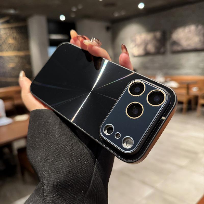 Aurora Apple iPhone 17 Pro Max Case with Dazzling CD Texture and Full Coverage 16 Lens Film - Anti-Drop Protection
