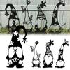 Acrylic Garden Gnomes Stake Branch Gnome Ground Sign Garden Decoration Gnome Sign  Orchard