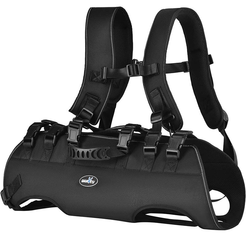 

Подъемный ремень для собак, подходящий для поддержки задних ног собак, пожилых людей, больных артритом, травм суставов, подъем по лестнице для больших собак XXL чёрный