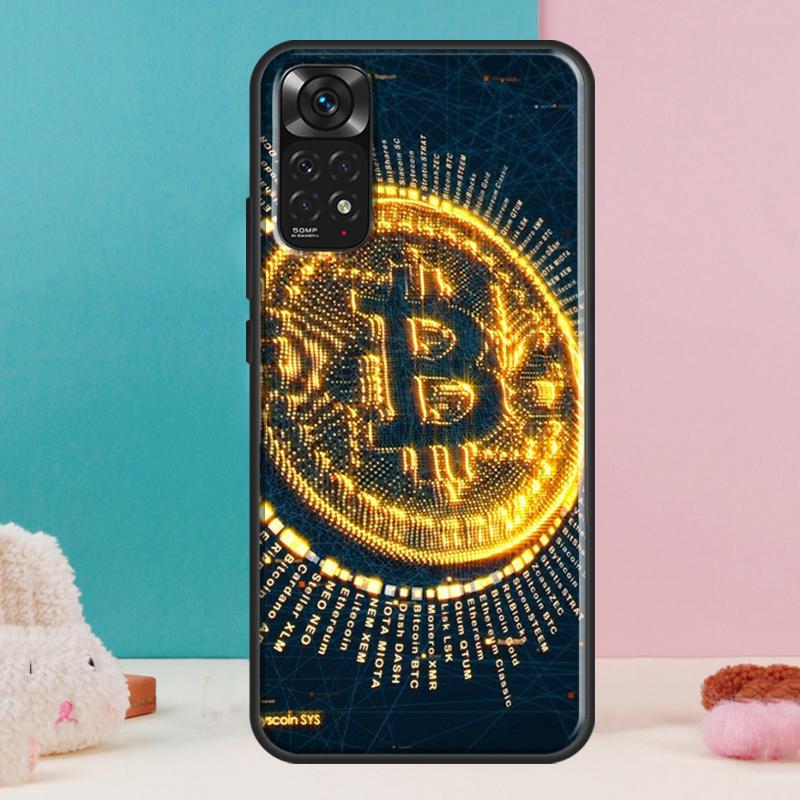 Bitcoin BTC Case For Xiaomi Redmi Note 14 12 11 9 10 13 Pro 9S 10S 11S 12S Redmi 13C 10C 12C 14C Cover