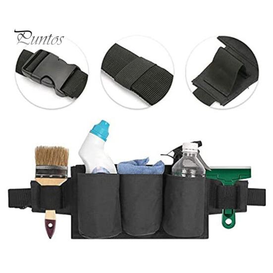 Geantă de talie multifuncțională Curea pentru scule cu compartimente de depozitare Închidere cu fermoar Design reglabil Geantă de transport pentru talie cu eliberare rapidă