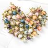 50/100PCS MINI Silk Rose Artificial Flowers Christmas Garland Wedding Bridal Bouquets Accessories Home Vase Decoration Scrapbook
