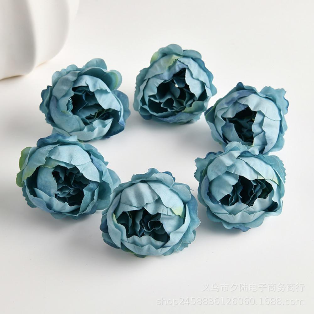 

10/20Pcs Rose Artificial Flowers Heads for Home Decortion Party Wedding Decor Accessories Garden Crafts Manual Christmas Wreath 10Pcs