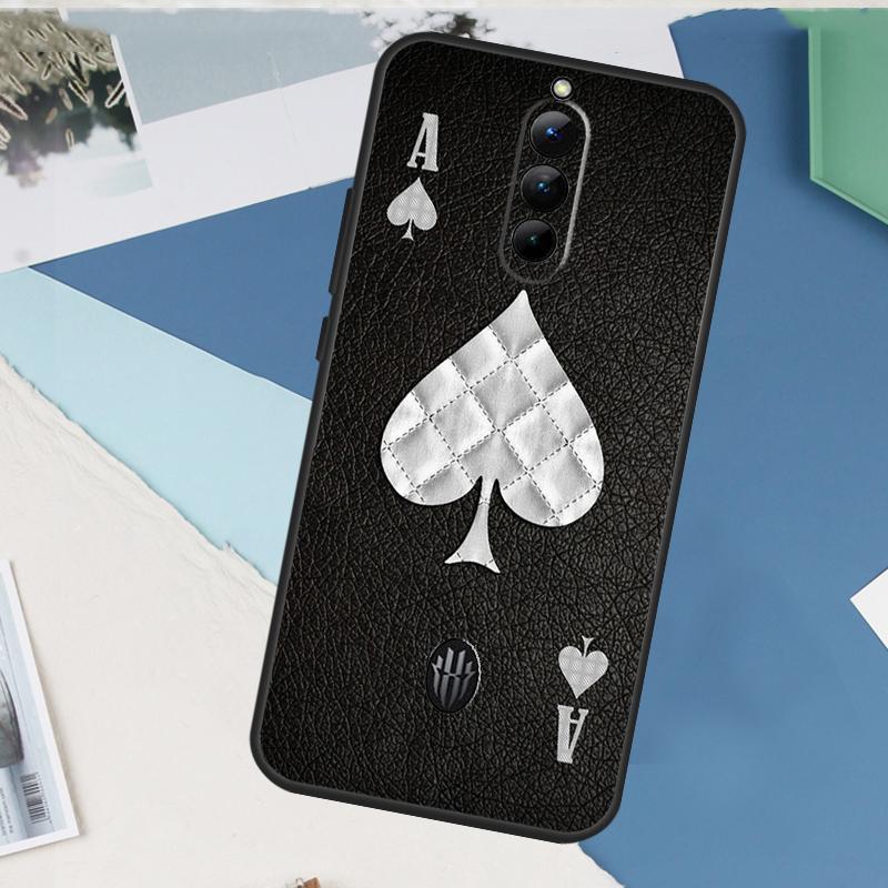 Ace of Spades Case For ZTE Nubia Red Magic 10S 11 10 9 8 8S 9S Pro Plus 6 7 6S 7S Pro 5G 6R 10 Air Cover