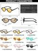 Fashion Geometric Sunglasses Women Brand Designer Simple Retro Triangle Glasses Hip-hop Punk Sun Glasses Shadow Female