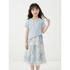 Girls' Sweet Set - Summer Children's Fashion Top and Skirt Two-Piece Set