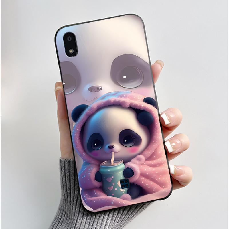 Case For LG K20 2019 Casing Cute Love Rabbit Funny Cartoon Ultra Slim TPU Black Silicone Soft Case For LG K20 (2019) Phone Cover