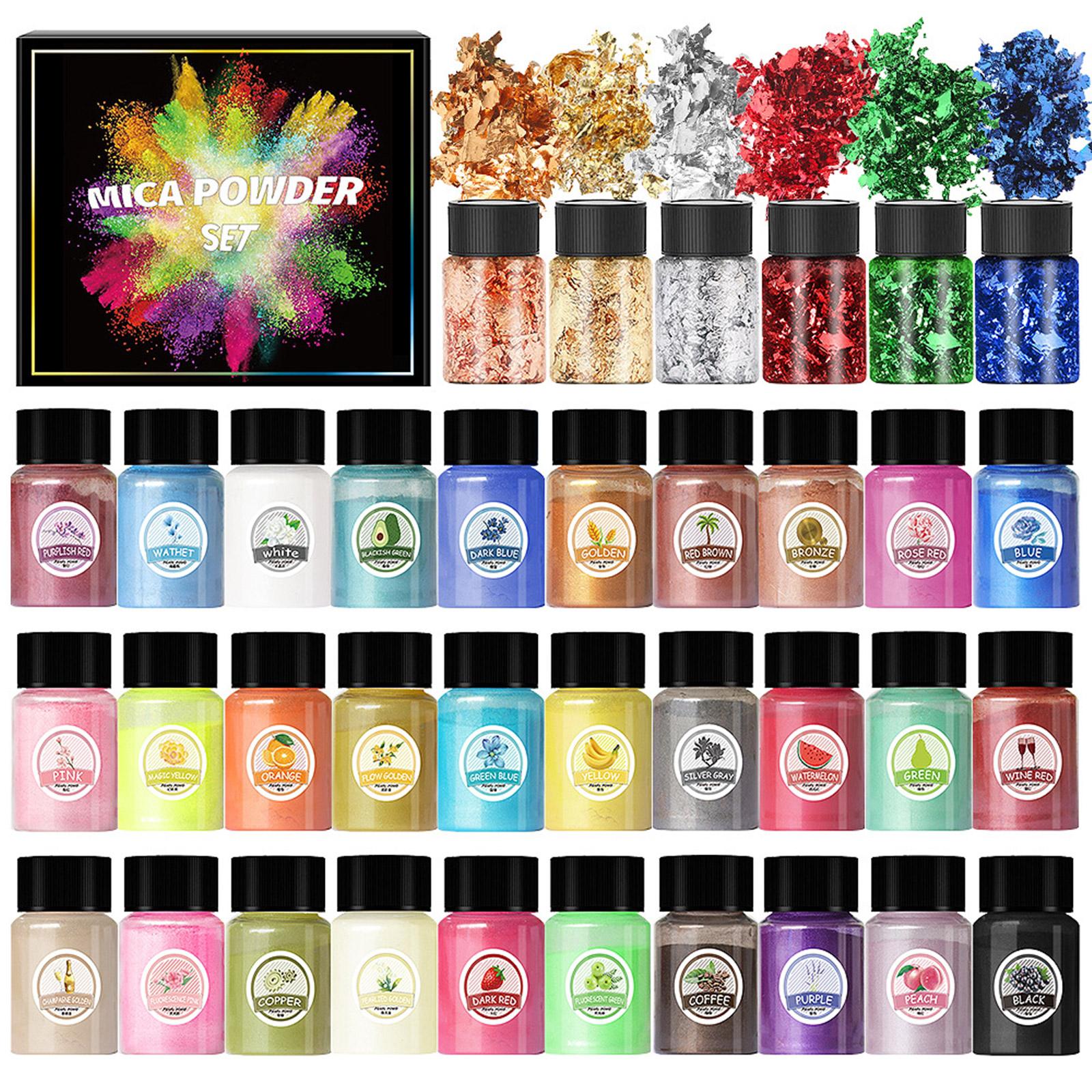 

Перламутровая порошковая фольга из смолы, декоративная бумага, ослепительные золотые хлопья для художественных проектов и домашнего декора A