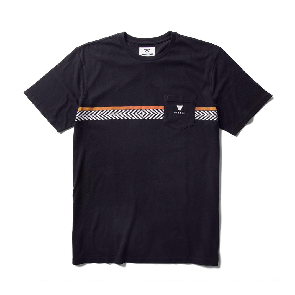 Bisla Woodside Ss Pkt Tee-Blk L(M9051Woo-Blk-L)