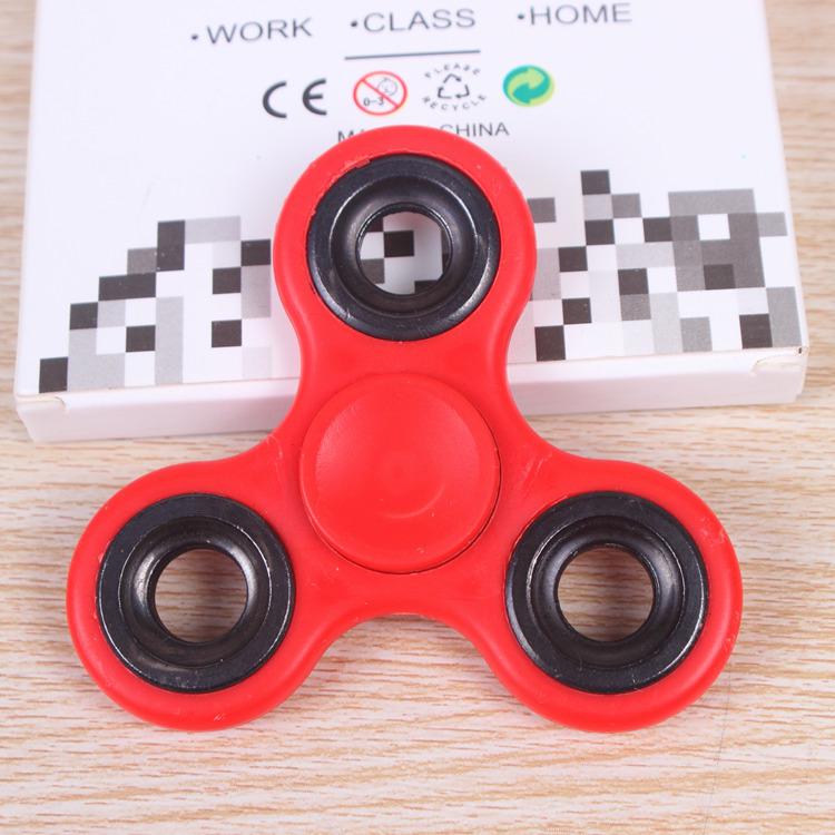 Creative Stress-Relief Alloy Fidget Spinner - Colorful Toy for Kids and Students