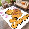 Garfield Print Rug, Washable Floor Carpet, For Entryway Dorm Laundry Room Office Study, Home Decor Birthday Christmas Gift