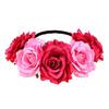 Halloween Rose Hair Band Hair Hoop Cosplay Costume Party Flannel Flowers Crown Headband Festival Hair Garland Wedding