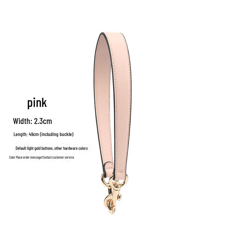 Black PU Handbag Replacement Strap: Women's Underarm Bag, Short Single Shoulder Handle, Trendy Plain Design