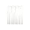 Pack de 3 Chalecos de Capa Base Cómodos de Cuello Redondo de Color Sólido para Hombre Tops Blanco Luz de Luna NB4010-100