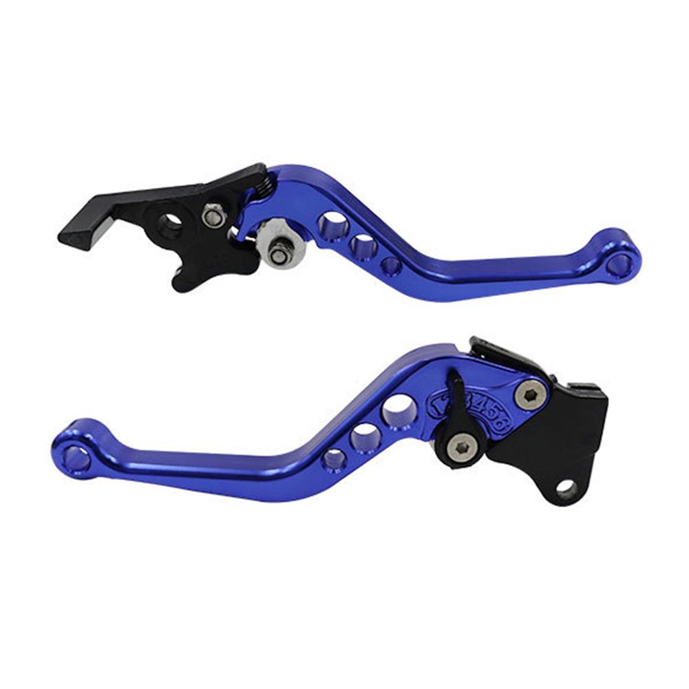 

1Pair CNC Aluminum Alloy Motorcycle Brake Handle Motorbike Modification Brake Handle Motorcycle Clutch Drum Brake Lever Handle синій
