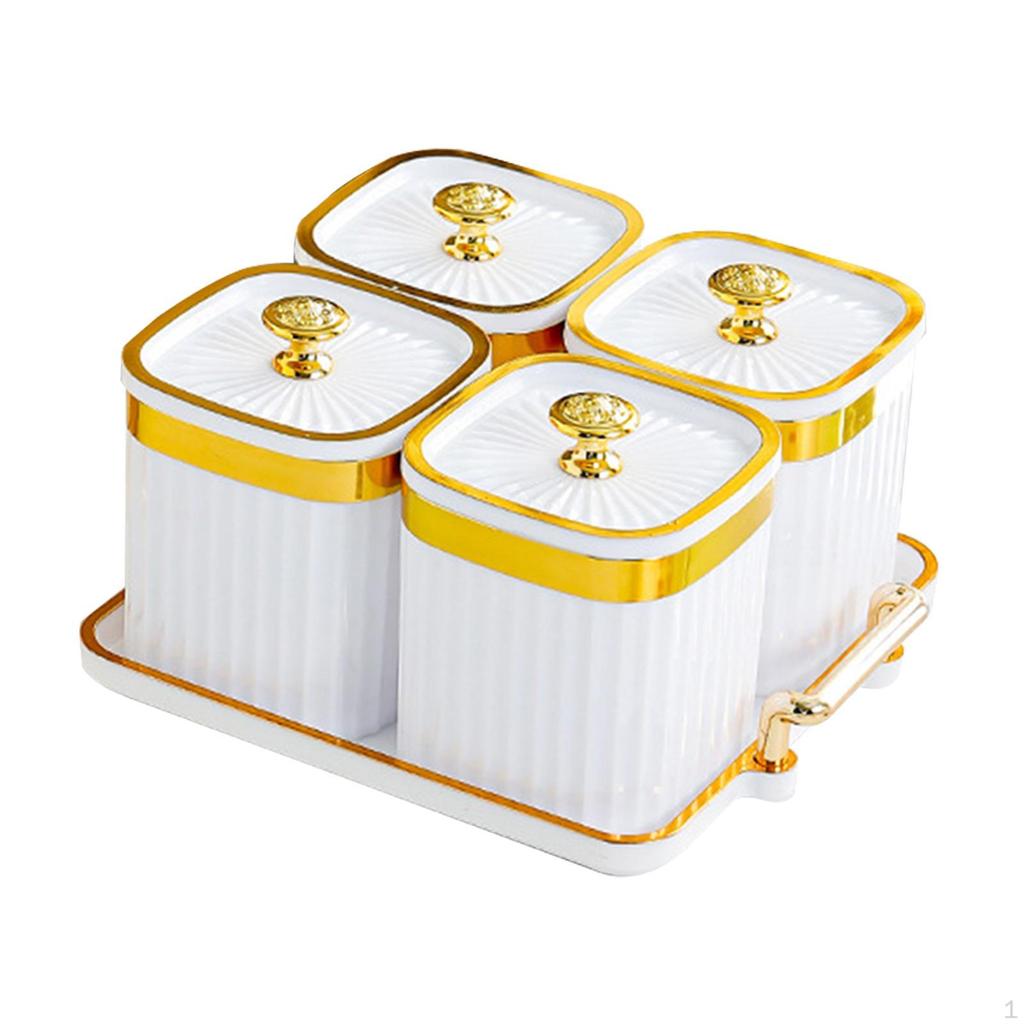 Vorspeisenplatte mit Deckel zur Aufbewahrung von Süßigkeiten und Trockenfrüchten