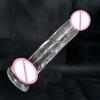2026 Realistic Transparent Big Dildo Soft Anal G Spot Masturbation Penis Dick with Strong Suction Cup Sex Toy for Women Men Waterproof & Easy To Clean