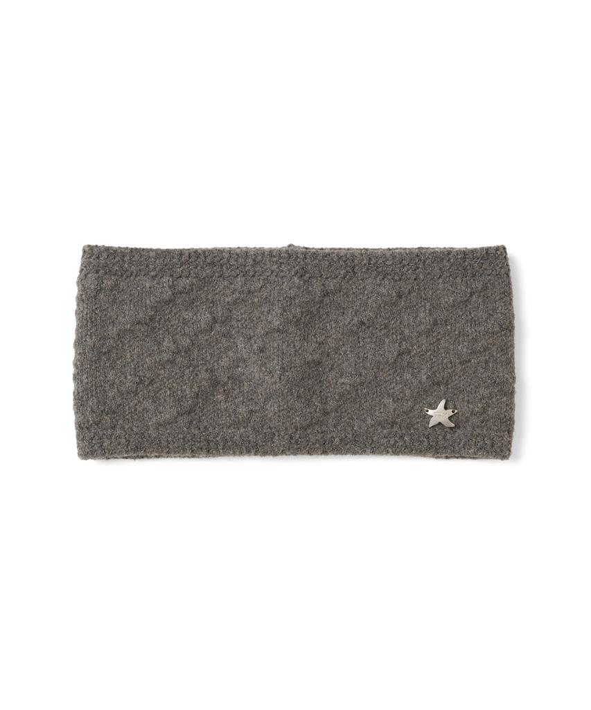 THE COLDEST MOMENT Tcm Cross Knit Head Band (Brown)