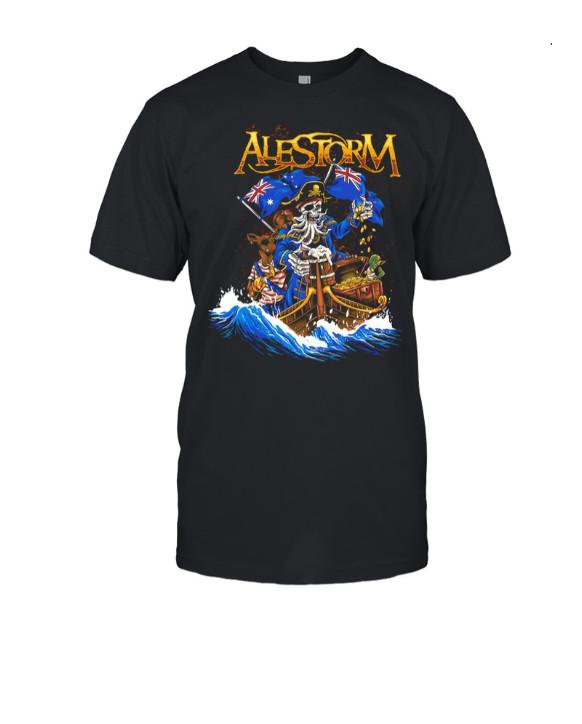 Alestorm Pirate Tour 2025 Shirt – Australia  NZ Unisex Band Tee