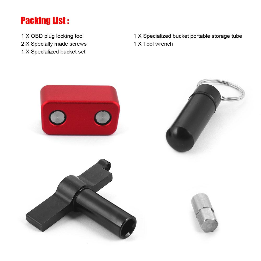 OBD II 2 Port Security Anti-Theft Lock Kit for 1996-Up Vehicles Block Access to OBD Connector Auto Anti-Theft Accessories Thread Lock3