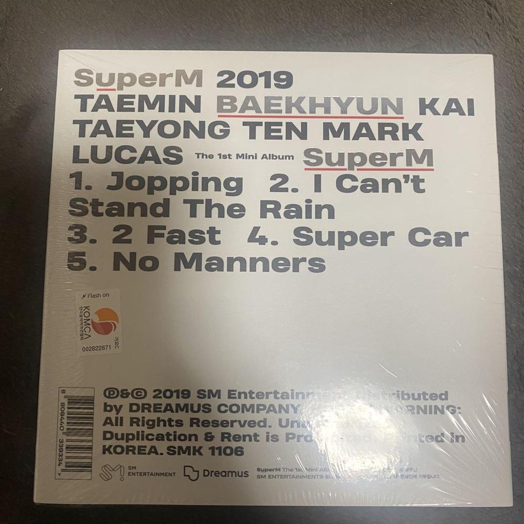 [USED] SuperM CD Album Korean Edition 7 Versions