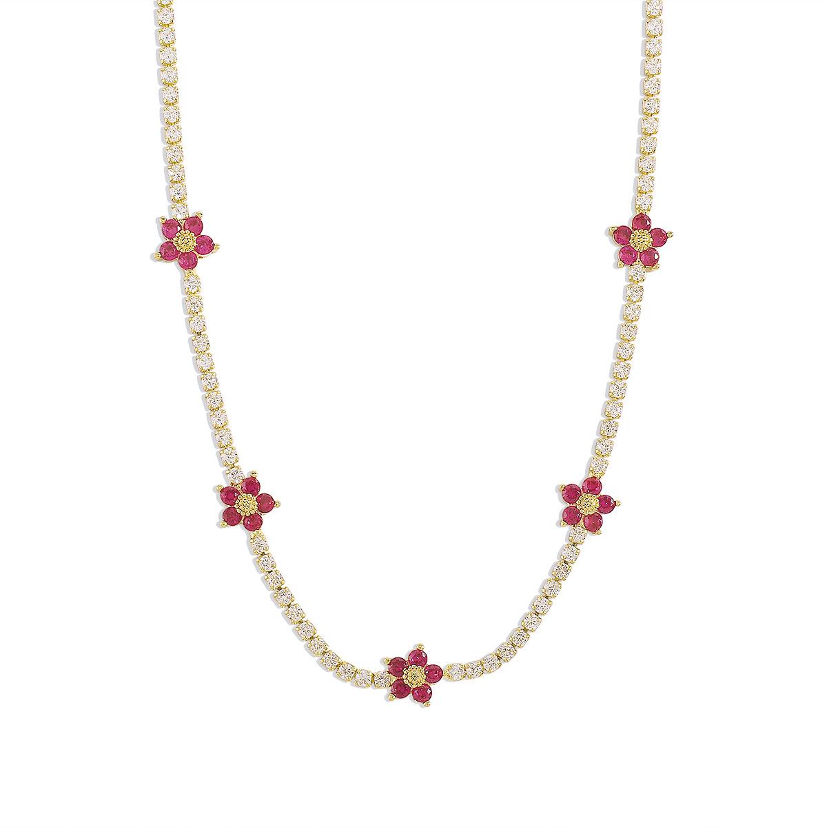 

Женская европейская простая минималистичная чокер-цепочка на ключицу французская ленивая однослойное украшение сладкий цветок геометрическое ожерелье розы красного