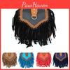 Elegant Bohemian Tassel Crossbody Bag For Women Stylish Vintage Pu Shoulder Bag