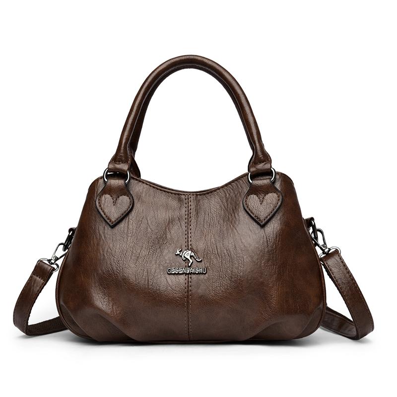 Women's Bag Middle-aged Mother's Handbag Vintage Large Capacity Shoulder Crossbody Bag