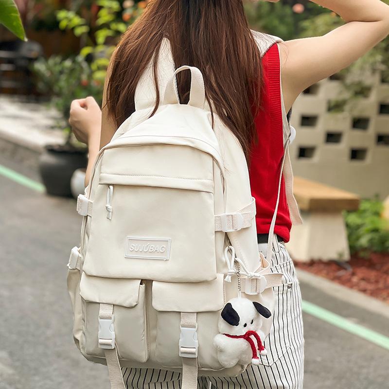 School bag Elementary school girl Junior high school student High school student College student Multi-pocket backpack Male backpack