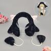 Sweet wind, cute little cashmere headband, earmuffs, warm ears in autumn and winter, earmuffs, horns, cold protection in winter, earmuffs