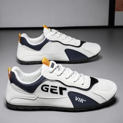 2025 Spring and Summer New Mesh Trend Men's Shoes Versatile Casual Sports Shoes Fashion Single Shoes Young Men's Shoes