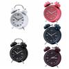 Metal Frame Silent Student Alarm Clock 4 Inch Table Clock Twin Bell Loud Alarm Clock  Bedroom