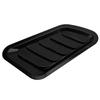 1 Pair Engine Hood Bonnet Side Air Flow Vent Cover Scoop Trim Fit for Ford Glossy Black