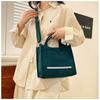 Corduroy Shoulder Bag Female College Student Class Cloth Bag Velvet Bag Portable Messenger Commuter Tote Bag Fashion