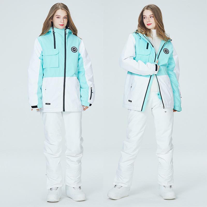 Men's & Women's Winter Ski & Snowboard Suit - Warm, Thickened Jacket and Pants