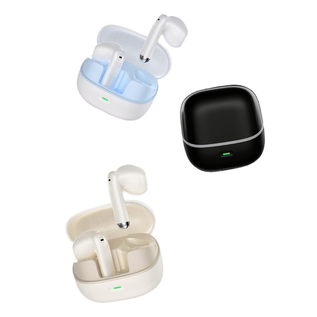 Student Bluetooth Headset V5.4: Half-in-ear, noise-canceling, ultra-long battery, low latency, high-quality sound.