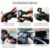1PC Car phone holder, universal navigation instrument panel, multifunctional rotating phone holder
