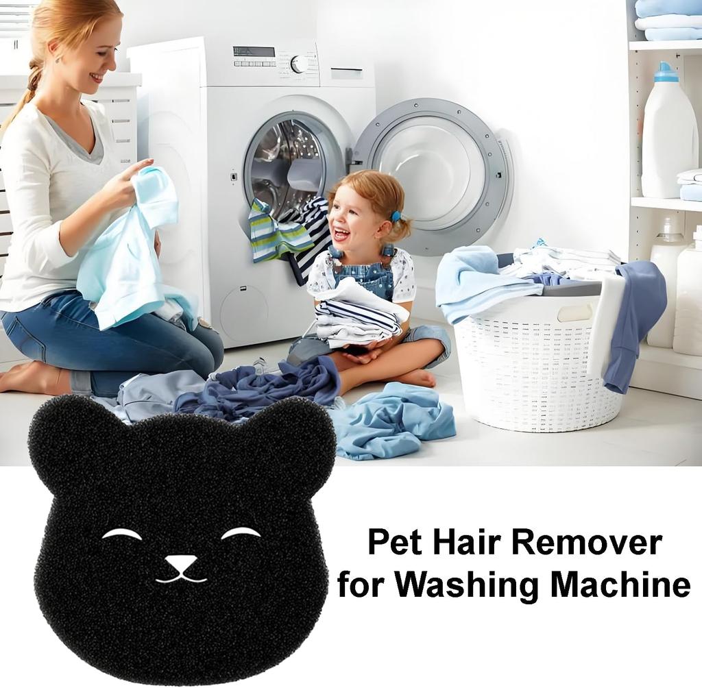 Pet Hair Removal Sheet for Washing Machine Lint Filter and Cat Dog Hair Collector Laundry Fur Trap for Home Use