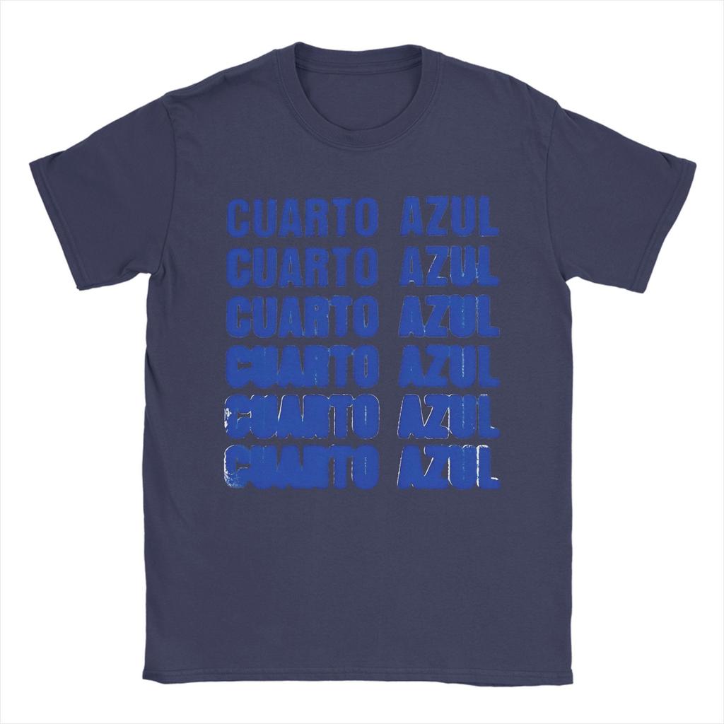 Men's T-Shirt Aitana CUARTO AZUL Tour 2025 Funny 100% Cotton Tee Shirt Short Sleeve T Shirts Round Neck Clothes Summer