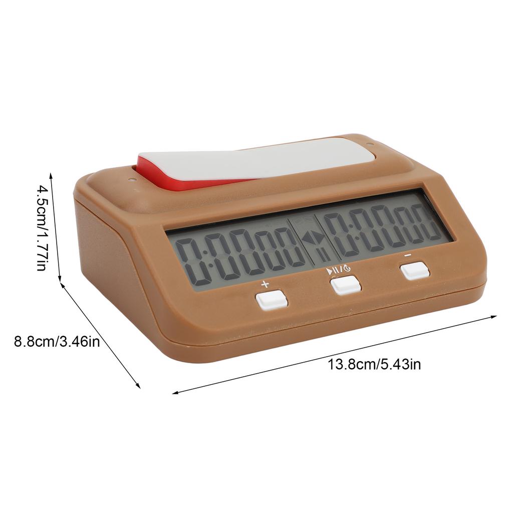 Chess Clock Portable Chess Timer Professional Digital Timing Chess Timer for Chess Match Go Chess Game