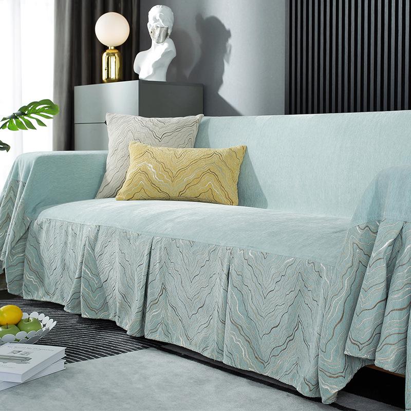 Sofa Cover Chenille Four Seasons Universal Full Bag Pad Sofa Cover Towel Affordable Luxury Style Anti-Scratching Sofa Cover Cloth