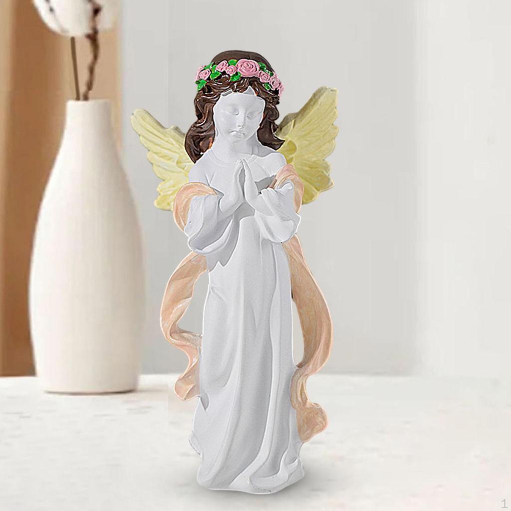 Resin Angel Sculpture for Home Decoration