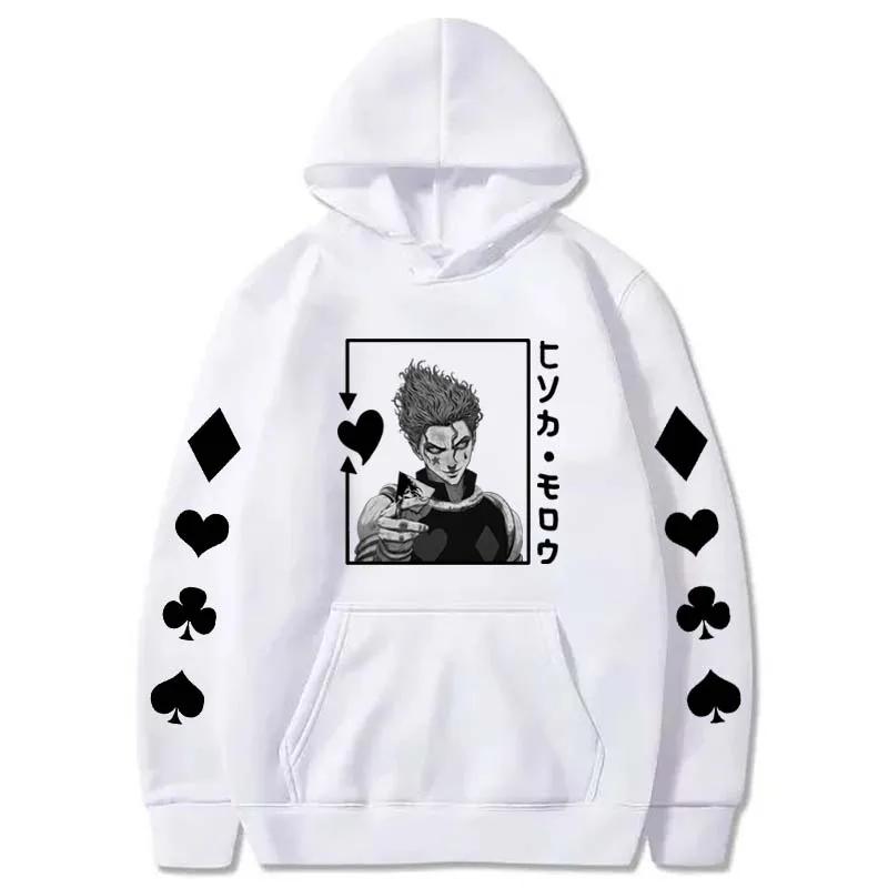 Japanese Anime Hoodie Men Clothing Harajuku Fashion Casual High Street Pullover Fleece Long Sleeve Sweatshirts